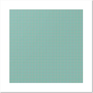 Spring Day Colors of Spring Plaid Pattern Posters and Art